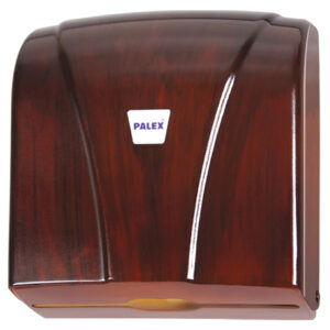 Distributeur de papier essuie-mains pliable en Z, aspect bois