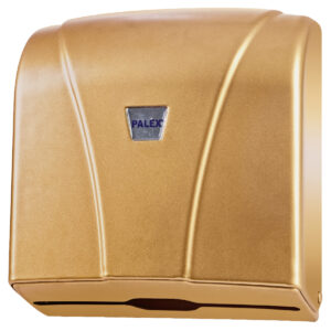 Distributeur de papier essuie-main pliable en Z, couleur or