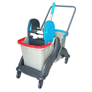 Chariot à 2 seaux avec presse