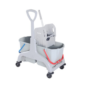 Chariot à 2 seaux compact avec presse économique