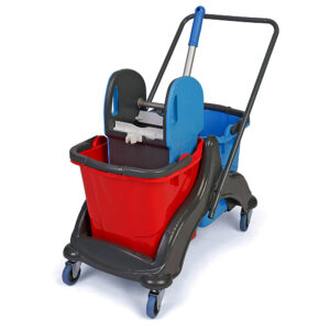 Chariot à 2 seaux avec presse
